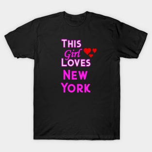 This Girl Loves New York T-Shirt